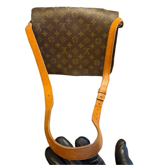 Louis Vuitton Monogram Cartouchiere GM Canvas Leather Crossbody Bag/Shoulder Bag - Picture 13 of 16